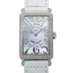 フランク・ミュラー FRANCK MULLER ロングアイランド 902QZRELMOPD1RAC ホワイト文字盤 中古 腕時計 レディース