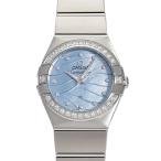 オメガ OMEGA コンステレーション プリュム 123.15.24.60.57.001 ブルー文字盤 新品 腕時計 レディース