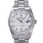 ロレックス ROLEX デイデイト 36 18206A シルバー/8PD/2PB文字盤 中古 腕時計 メンズ