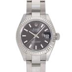 ロレックス ROLEX デイトジャスト 28 279174 ダークグレー/バー文字盤 未使用 腕時計 レディース