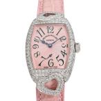 フランク・ミュラー FRANCK MULLER トノウカーベックス 1750S6HJCOEUR ピンク文字盤 中古 腕時計 レディース