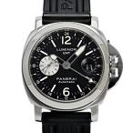 パネライ PANERAI ルミノール GMT PAM00088 ブラック/シルバー文字盤 中古 腕時計 メンズ