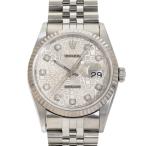 ロレックス ROLEX デイトジャスト 36 16234G シルバー文字盤 中古 腕時計 メンズ
