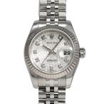 ロレックス ROLEX デイトジャスト 26 179174G シルバー文字盤 中古 腕時計 レディース