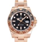 ロレックス ROLEX GMTマスターII 126715CHNR ブラック/ドット文字盤 中古 腕時計 メンズ