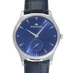 ジャガー・ルクルト JAEGER LE COULTRE マスター ウルトラスリム Q1358480 ブルー文字盤 中古 腕時計 メンズ