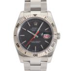 ロレックス ROLEX デイトジャスト 36 ターノグラフ 116264 ブラック文字盤 中古 腕時計 メンズ