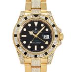 ロレックス ROLEX GMTマスターII 116758SANR ブラック/ドット文字盤 中古 腕時計 メンズ