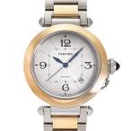 カルティエ Cartier パシャ ドゥ ウォッチ W2PA0009 シルバー文字盤 中古 腕時計 男女兼用