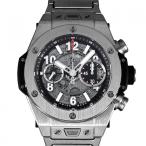 ウブロ HUBLOT ビッグバン ウニコ チタニウム 411.NX.1170.NX グレー文字盤 中古 腕時計 メンズ