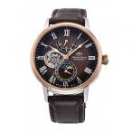 オリエントスター ORIENT STAR Mコレクションズ メカニカルムーンフェイズ RK-AY0105Y ブラウン文字盤 新品 腕時計 メンズ