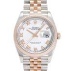 ロレックス ROLEX デイトジャスト 36 126231 ホワイトローマ文字盤 中古 腕時計 メンズ