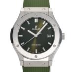 ウブロ HUBLOT クラシックフュージョン チタニウム グリーン 511.NX.8970.RX グリーン文字盤 新品 腕時計 メンズ