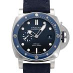 パネライ PANERAI サブマーシブル クアランタクアトロ Blu Profondo PAM01289 ブルー文字盤 未使用 腕時計 メンズ