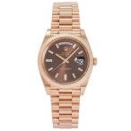 ロレックス ROLEX デイデイト 40 228235A チョコレート/10PB文字盤 中古 腕時計 メンズ