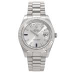 ロレックス ROLEX デイデイトII 218239BG シルバー/8PB/2PS文字盤 中古 腕時計 メンズ