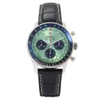 ブライトリング BREITLING ナビタイマー B01 クロノグラフ 43 ブティック限定 AB0138241L1P1 グリーン文字盤 中古 腕時計 メンズ