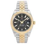 ロレックス ROLEX スカイドゥエラー 336933 ブライトブラック/バー文字盤 中古 腕時計 メンズ