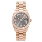 ロレックス ROLEX デイデイト 36 128235A スレート/8PD/2PB文字盤 中古 腕時計 メンズ