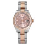 ロレックス ROLEX デイトジャスト 28 279161 ロゼ/バー文字盤 中古 腕時計