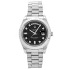 ロレックス ROLEX デイデイトII 218239A ブラック/8PD/2PB文字盤 中古 腕時計 メンズ