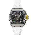 リシャール・ミル RICHARD MILLE オートマティック フライバック クロノグラフ RM11-03 TI シルバー文字盤 中古 腕時計 メンズ