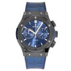 ウブロ HUBLOT クラシックフュージョン セラミック ブルー クロノグラフ 521.CM.7170.LR ブルー文字盤 中古 腕時計 メンズ