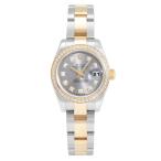 ロレックス ROLEX デイトジャスト 26 179383G シルバー/10PD文字盤 中古 腕時計 レディース