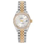 ロレックス ROLEX デイトジャスト 28 279383RBR シルバー/10PD文字盤 中古 腕時計 レディース
