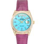 ロレックス ROLEX デイデイト 10Pサファイア 128458TBR ブルー/10PB文字盤 中古 腕時計 メンズ