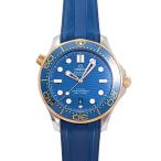 オメガ OMEGA シーマスター ダイバー 300M コーアクシャル マスター クロノメーター 42MM 210.22.42.20.03.002 ブルー文字盤 中古 腕時計 メンズ