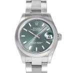 ロレックス ROLEX デイトジャスト 31 278240 ミントグリーン/バー文字盤 未使用 腕時計 男女兼用
