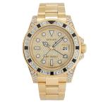 ロレックス ROLEX GMTマスターII 116758SA 全面ダイヤ文字盤 中古 腕時計 メンズ
