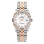 ロレックス ROLEX デイトジャスト 36 126281RBR ホワイトローマ文字盤 中古 腕時計 メンズ