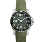 ロンジン LONGINES コンクエスト ハイドロコンクエスト L3.781.4.06.9 グリーン文字盤 新品 腕時計 メンズ