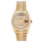 ロレックス ROLEX デイデイト 36 118238A シャンパン/8PD/2PB文字盤 中古 腕時計 メンズ