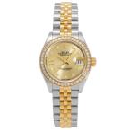 ロレックス ROLEX デイトジャスト 28 279383RBR シャンパン/(スターIXダイヤ)文字盤 中古 腕時計 レディース