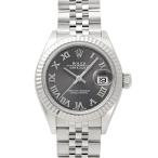 ロレックス ROLEX デイトジャスト 28 279174 ダークグレー/ローマ文字盤 新品 腕時計 レディース