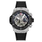 ウブロ HUBLOT ビッグバン ウニコ チタニウム セラミック 441.NM.1170.RX グレー文字盤 中古 腕時計 メンズ