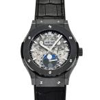 ウブロ HUBLOT クラシックフュージョン アエロフュージョン ムーンフェイズ ブラックマジック 517.CX.0170.LR シルバー文字盤 中古 腕時計 メンズ