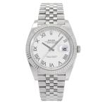 ロレックス ROLEX デイトジャスト 41 126334 ホワイトローマ文字盤 新品 腕時計 メンズ