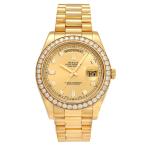 ロレックス ROLEX デイデイトII 41 218348RBR シャンパン/8PD/2PB文字盤 中古 腕時計 メンズ