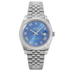 ロレックス ROLEX デイトジャスト 41 126334 アズーロブルー/ローマ文字盤 新品 腕時計 メンズ