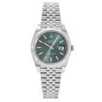 ロレックス ROLEX デイトジャスト 41 126334 ミントグリーン/バー文字盤 新品 腕時計 メンズ