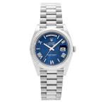 ロレックス ROLEX デイデイト 40 228239 ブライトブルー/ローマ文字盤 中古 腕時計 メンズ