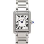 カルティエ Cartier タンク マスト ウォッチ SM WSTA0051 シルバー文字盤 中古 腕時計 レディース