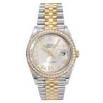 ロレックス ROLEX デイトジャスト 36 126283RBR シルバーローマ(VI・IXダイヤ)文字盤 中古 腕時計 メンズ