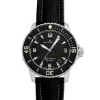 ブランパン BLANCPAIN フィフティファゾムス 5015-1130-52A ブラック文字盤 中古 腕時計 メンズ