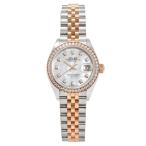 ロレックス ROLEX デイトジャスト 28 279381RBR ホワイト/10PD文字盤 新品 腕時計 レディース
