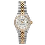ロレックス ROLEX デイトジャスト 28 279383RBR ホワイト/10PD文字盤 新品 腕時計 レディース